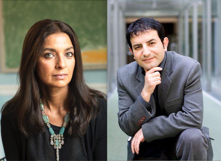Jhumpa Lahiri (credit Elena Seibert) and Amara Lakhous