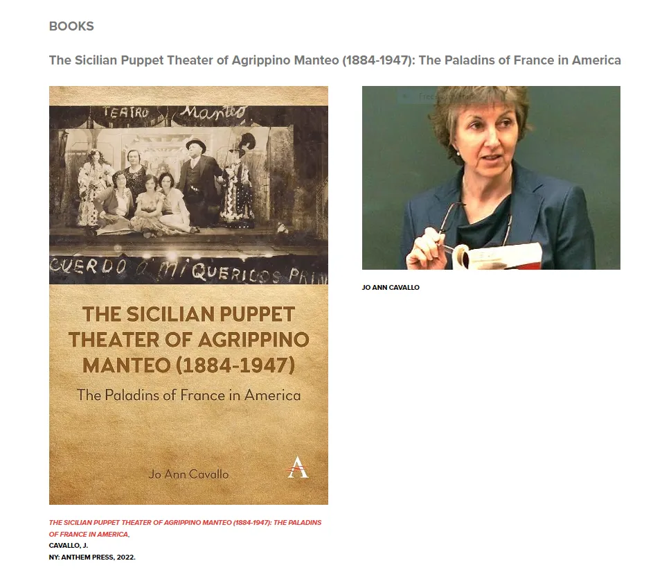 UNIMA-USA Nancy Staub Prize for excellence in writing on the art of puppetry, 2024