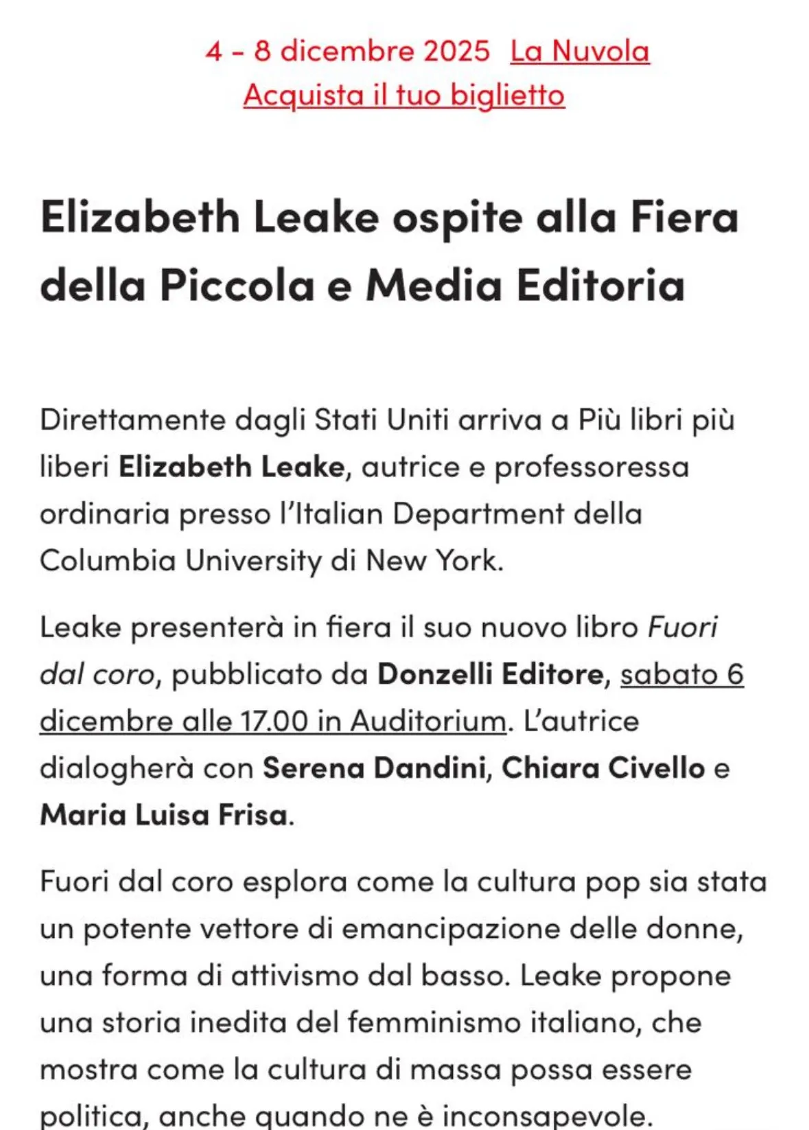 Fuori dal coro. Cultura pop femminile e mutamento sociale nell'Italia del dopoguerra 